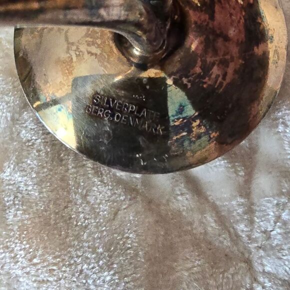 Ben Denmark Mid Century Silver Plate Candelabra Modern Candle Holder - Picture 9 of 9